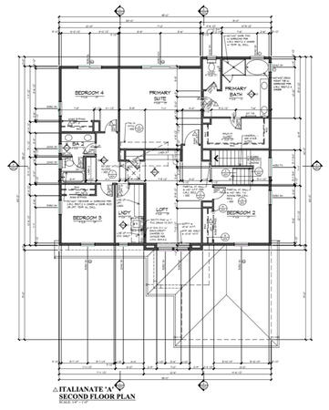 Architectural Second Floor Plan