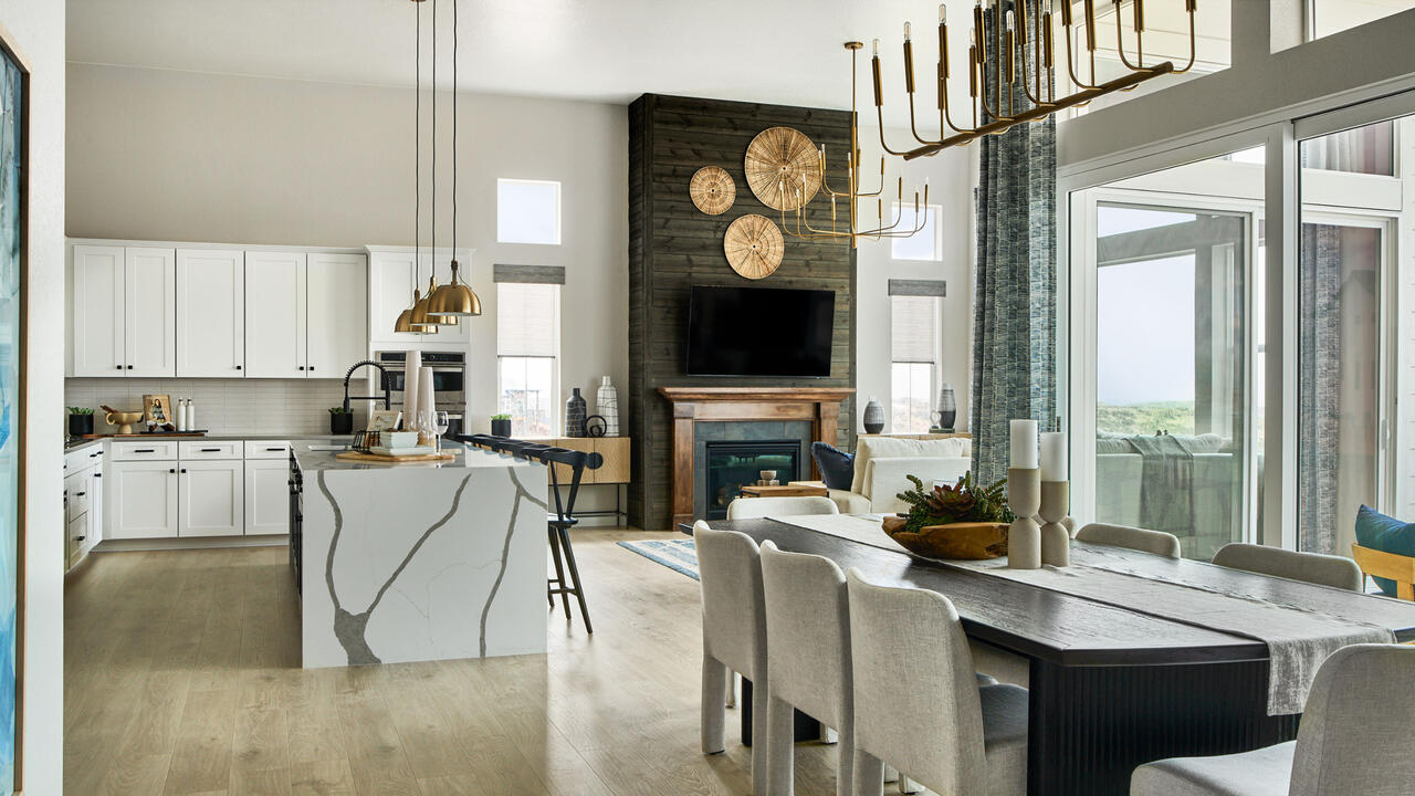 Ridge Kitchen, Great Room, and Dining